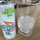 CBDドリンク「GREEN HERO CBD」を実際に飲んだ様子を紹介！さっぱり爽やかに飲める味わいが魅力！